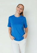 T-Shirt D'Allaitement Bleu Klein