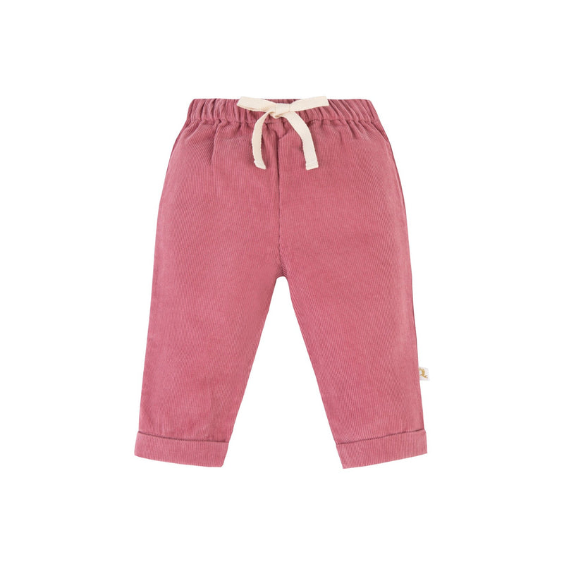 Pantalon Belette - Velours Vieux R Rose - Fille