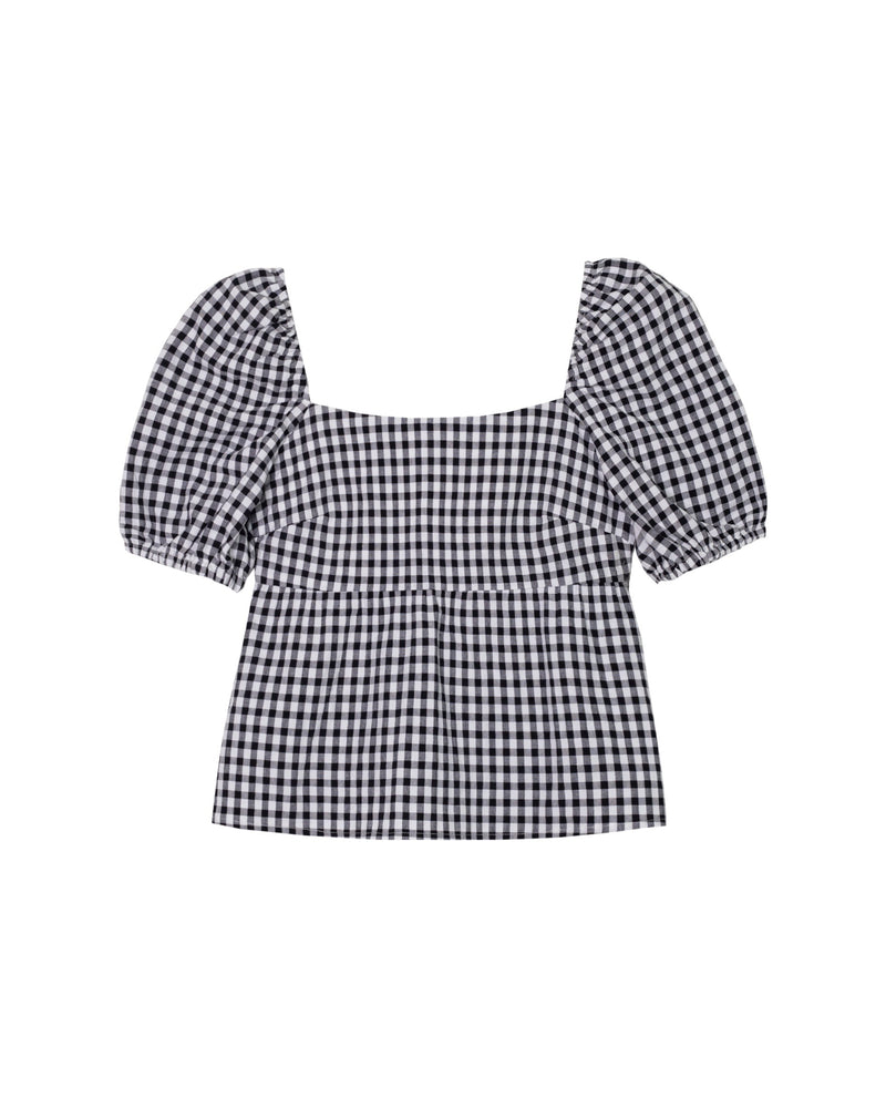 Blouse Sunset Lover - Blanc Et Noir