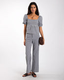 Blouse Sunset Lover - Blanc Et Noir