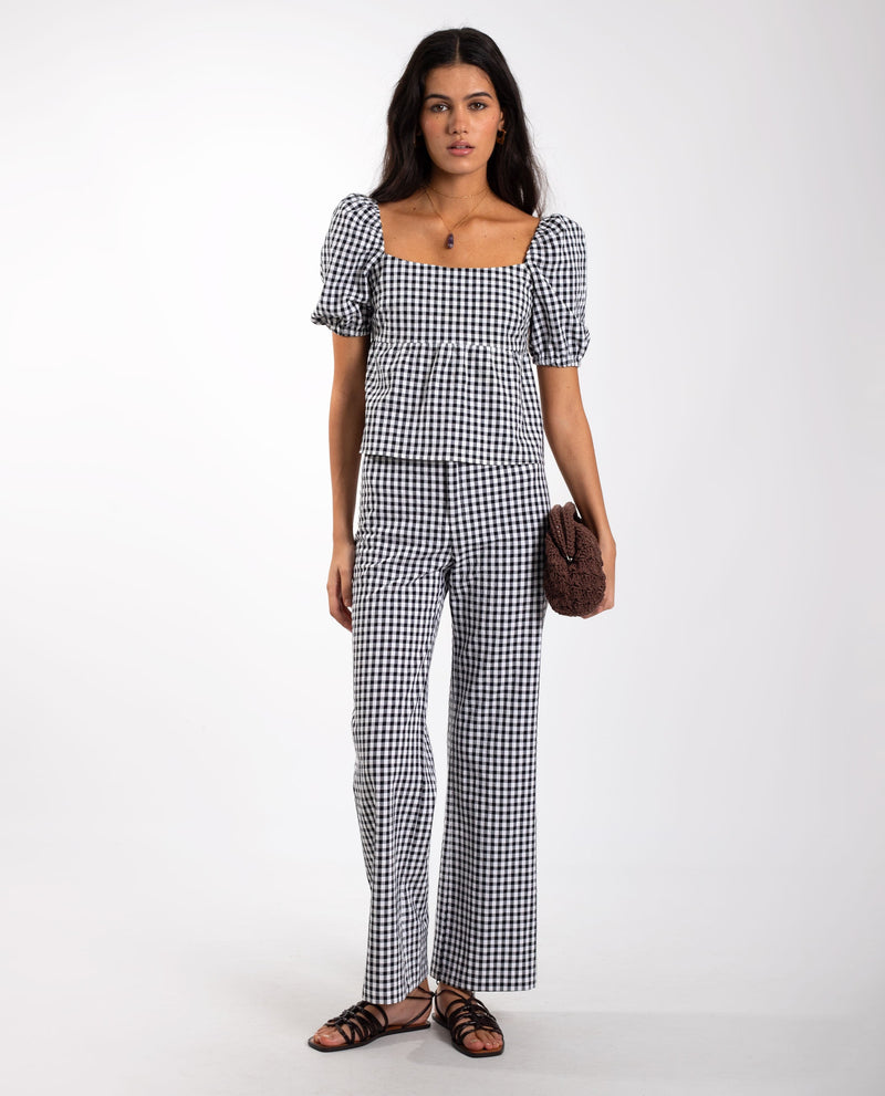 Blouse Sunset Lover - Blanc Et Noir