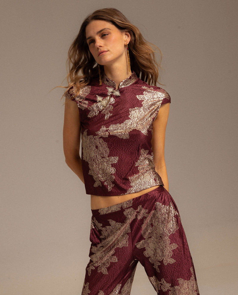 Top Ruby Bloom - Bordeaux