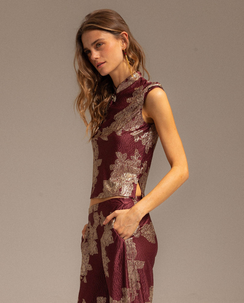 Top Ruby Bloom - Bordeaux