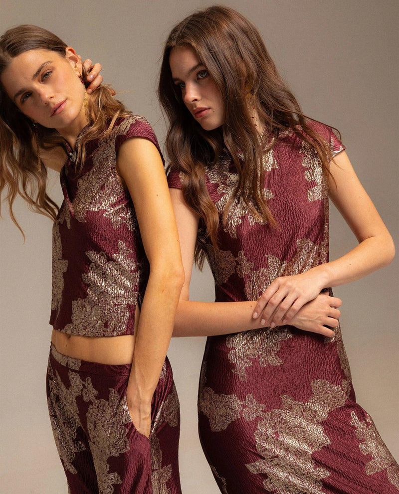 Top Ruby Bloom - Bordeaux