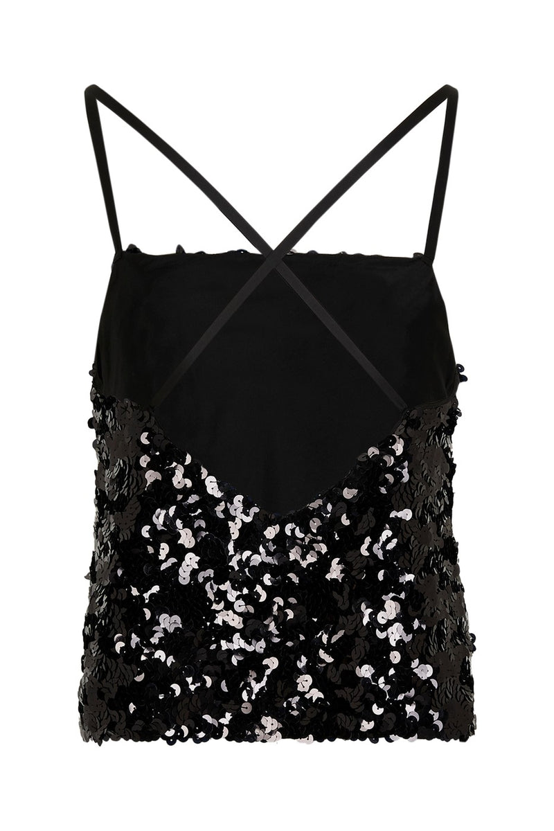 Haut À Bretelles - Noir - Femme