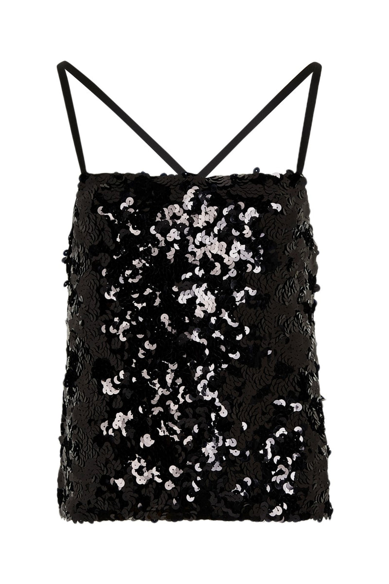 Haut À Bretelles - Noir - Femme