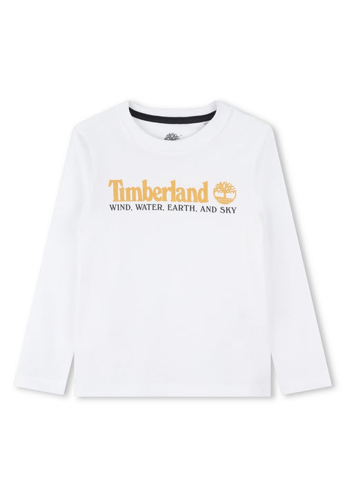 T-Shirt Manches Longues - Blanc - Garcon - Timberland