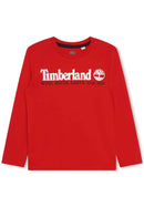 T-Shirt Manches Longues - Begonia Red - Garcon - Timberland