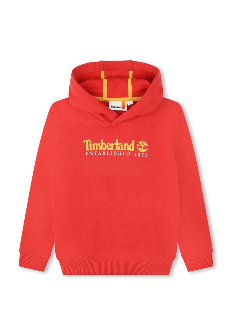 Sweat A Capuche - Begonia Red - Garcon - Timberland