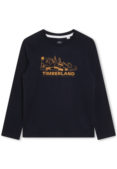 T-Shirt Manches Longues - Marine - Garcon - Timberland