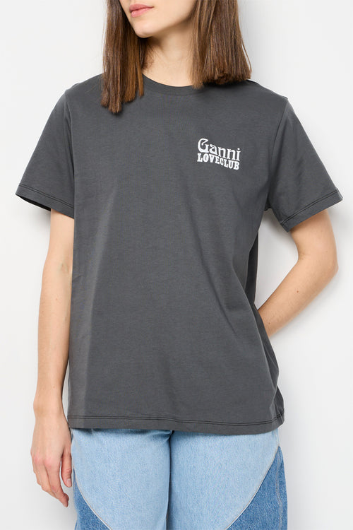 Camiseta básica informal de sudadera Loveclub - Volcanic Ash