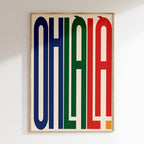 Typography - Affiche Oh La La Multi - Multi