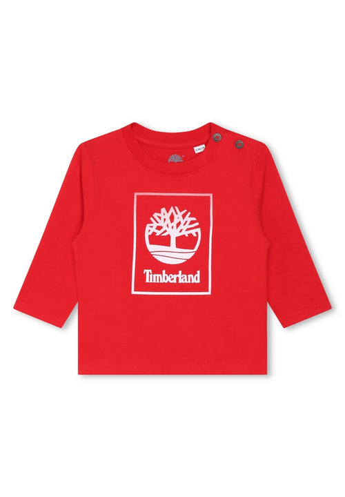 T-Shirt Manches Longues - Rouge Ecarla - Bebe Garcon - Timberland