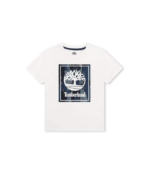 T-Shirt Manches Courtes - Blanc - Garcon - Timberland