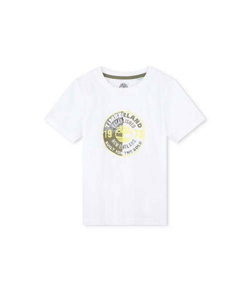 T-Shirt Manches Courtes - Blanc - Garcon - Timberland