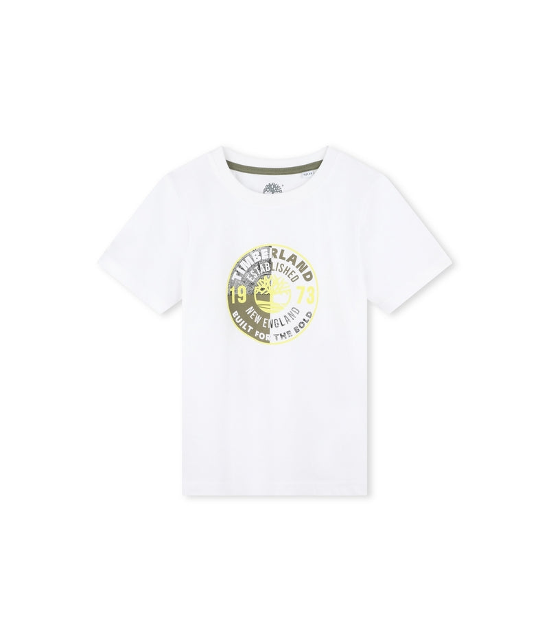 T-Shirt Manches Courtes - Blanc - Garcon - Timberland