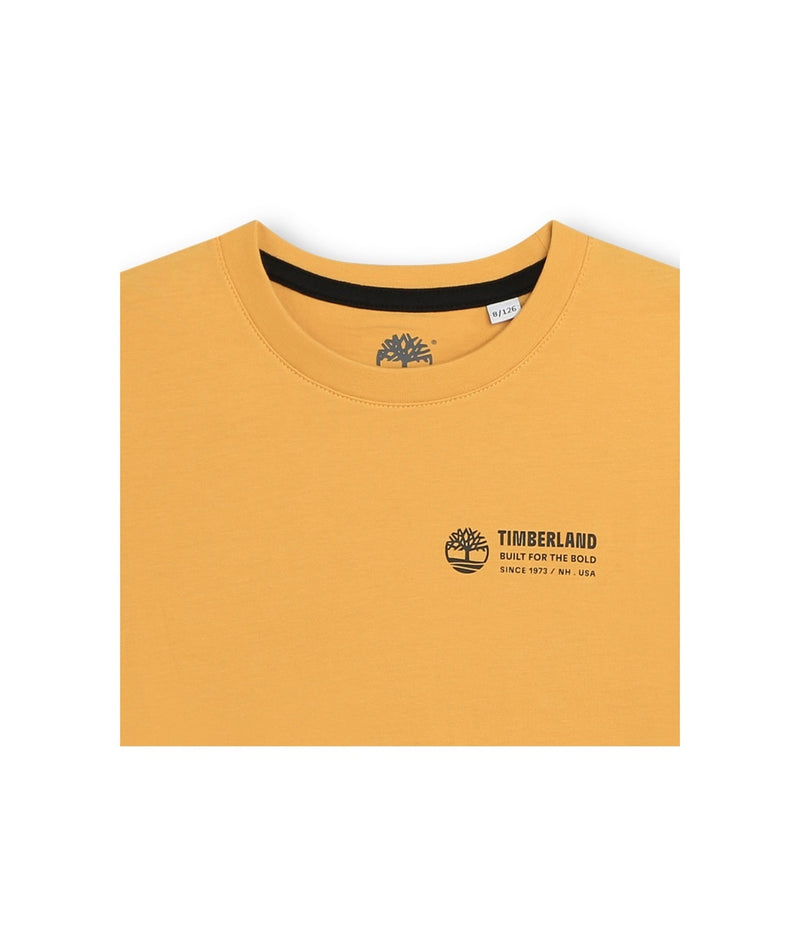 T-Shirt Manches Courtes - Ochre - Garcon - Timberland