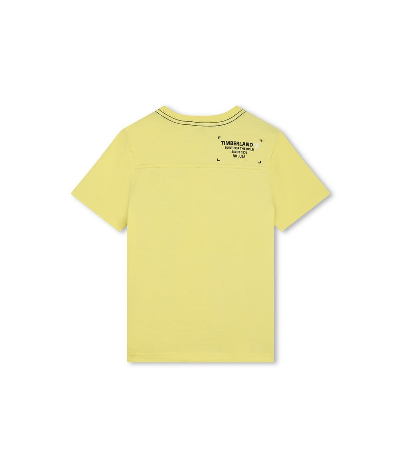 T-Shirt Manches Courtes - Jaune Tendre - Garcon - Timberland