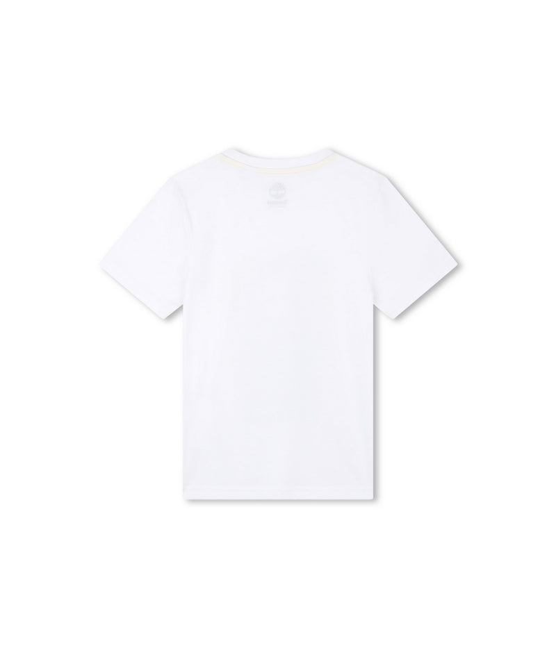 T-Shirt Manches Courtes - Blanc - Garcon - Timberland