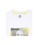 T-Shirt Manches Courtes - Blanc - Garcon - Timberland