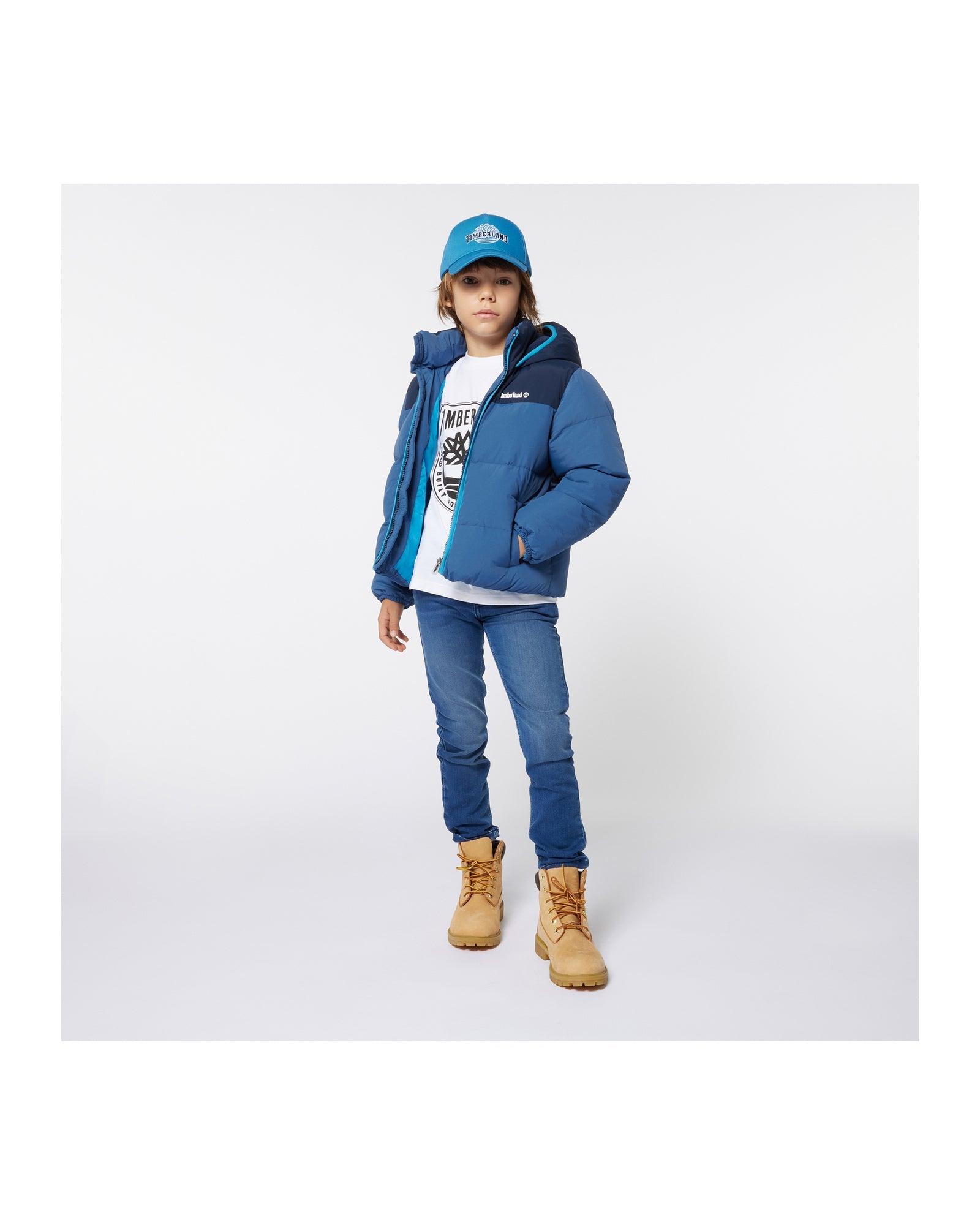 Timberland - Puffer Jacket - Thunder Blue - Kids - Boys