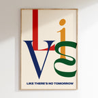 Typography - Affiche Live Like - Multi