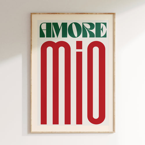 Amore Mio 2 - Gris & Rouge & Vert