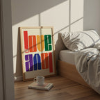 Typography - Affiche Love Is Love - Multi