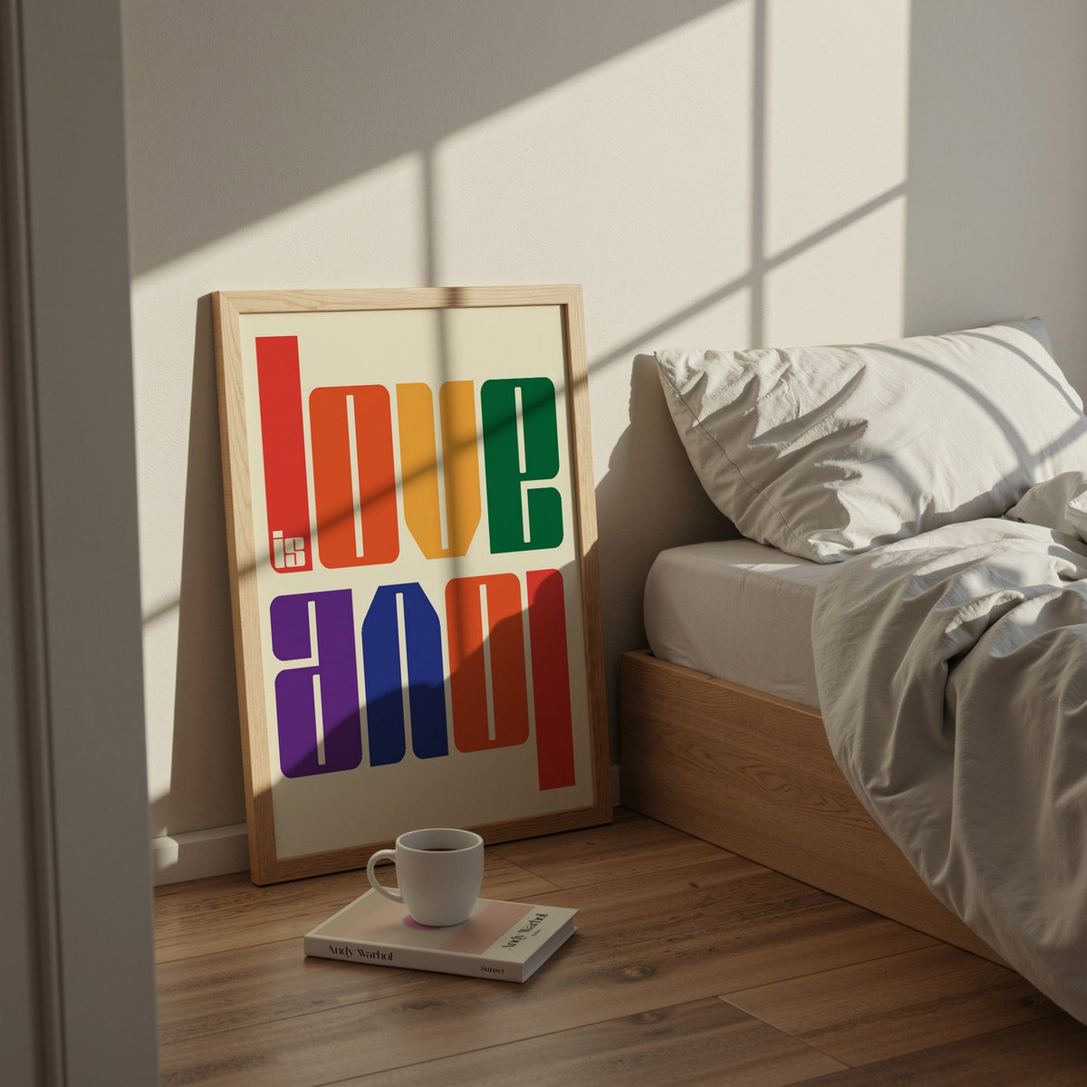 Typography - Affiche Love Is Love - Multi