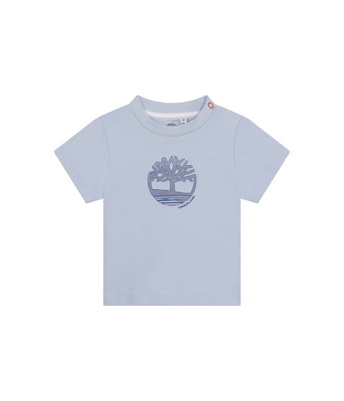 T-Shirt Manches Courtes - Azur - Bebe Garcon - Timberland