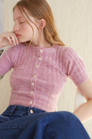 Top En Maille Dalia - Pink