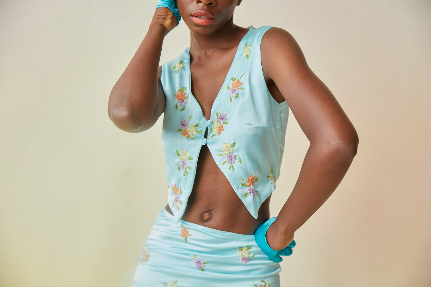 Isidora Top - Light Blue