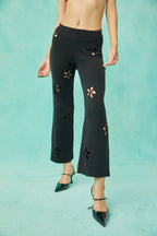 Pantalón Lila - Negro