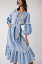 Robe Longue En Jean Lesly - Denim
