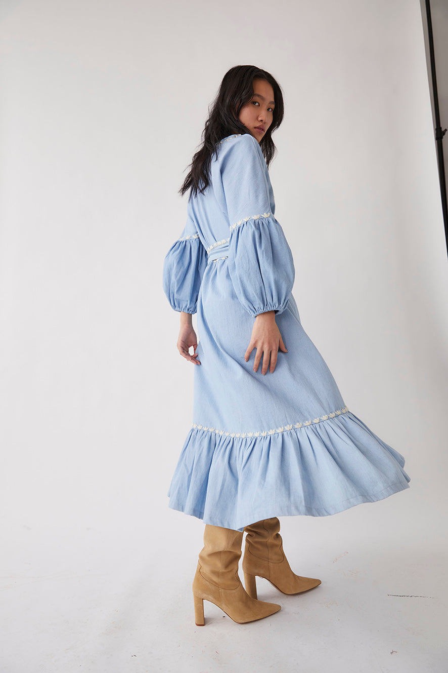 Robe Longue En Jean Lesly - Denim