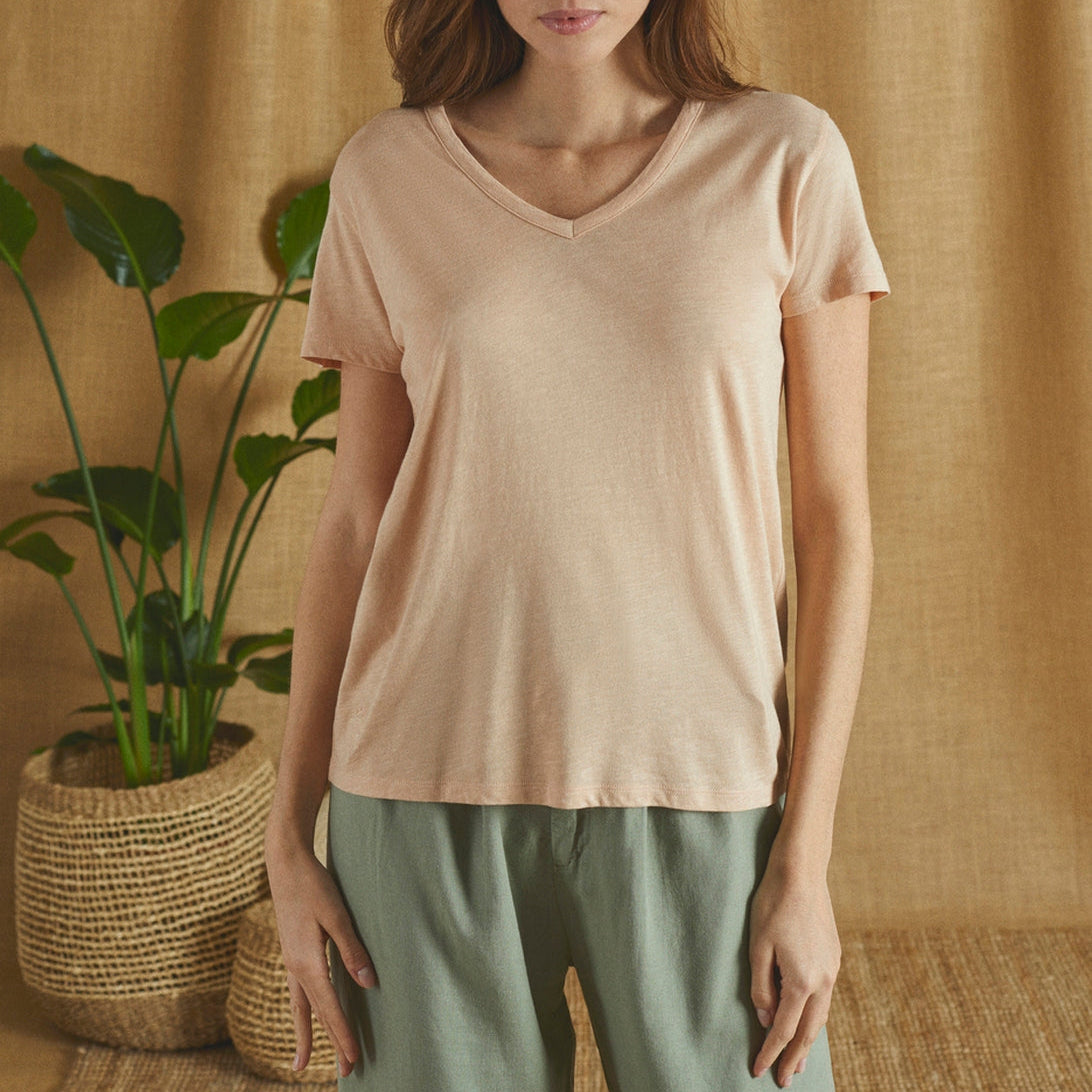 T-Shirt Taco - Hazelnut - Femme