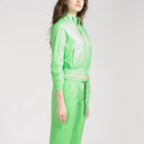Tactel Crop Jacket - Neon Green - Women