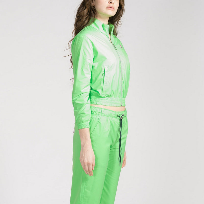 Tactel Crop Jacket - Neon Green - Women
