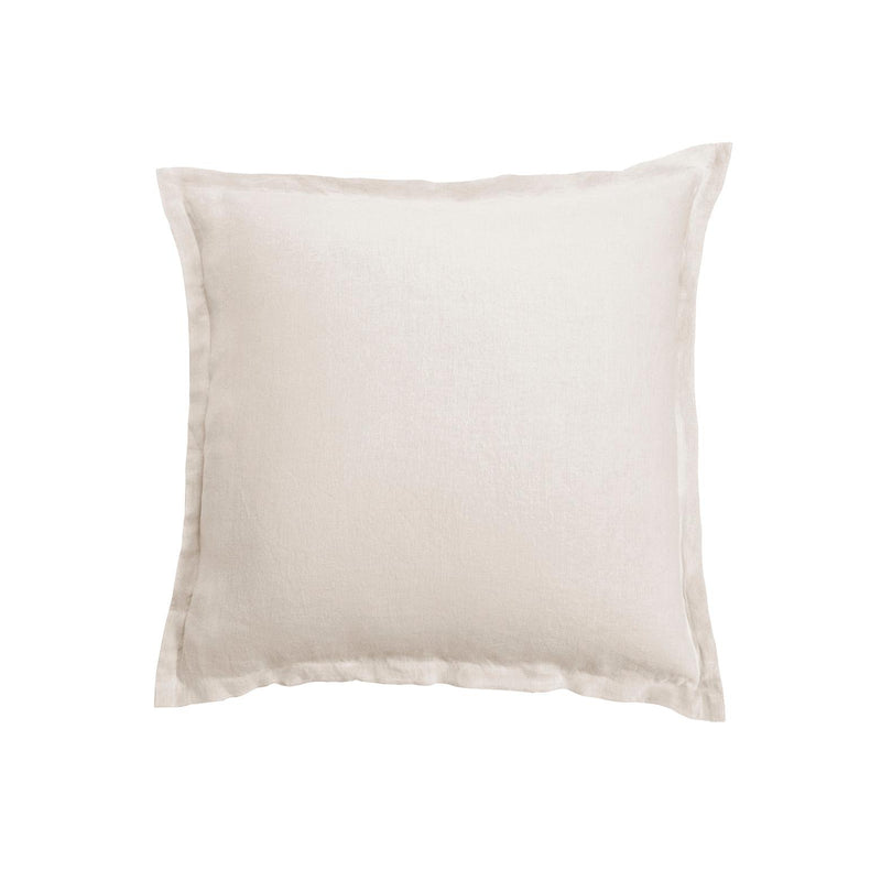 Taie D'Oreiller Unie - Lin Lave - Naturel