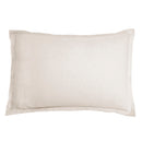 Taie D'Oreiller Unie - Lin Lave - Naturel