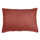 Taie D'Oreiller Unie - Lin Lave - Terracotta