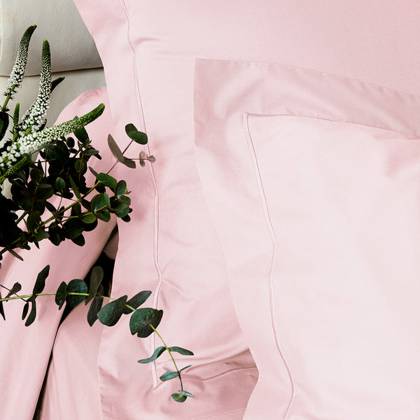 Percale Unie - Taie d'Oreiller - Rose