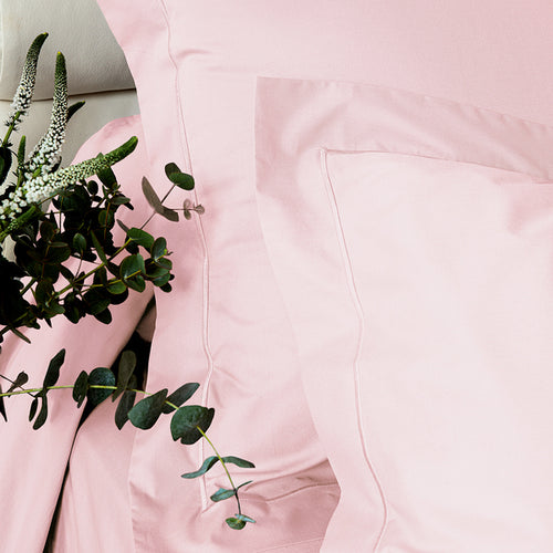 Taie D'Oreiller Unie - Percale Unie - Rose