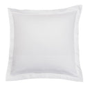 Taie D'Oreiller Unie - Satin Jacquard Uni - Blanc