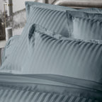 Satin Uni Jacquard - Taie d'Oreiller - Minéral
