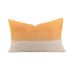 Slub Cotton Talc Cushion - Marigold
