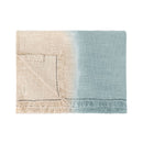 Plaid En Coton Flammé Tandem - Coloris Aqua