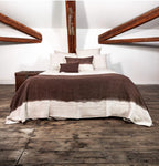 Slub Cotton Throw - Tandem - Ebony