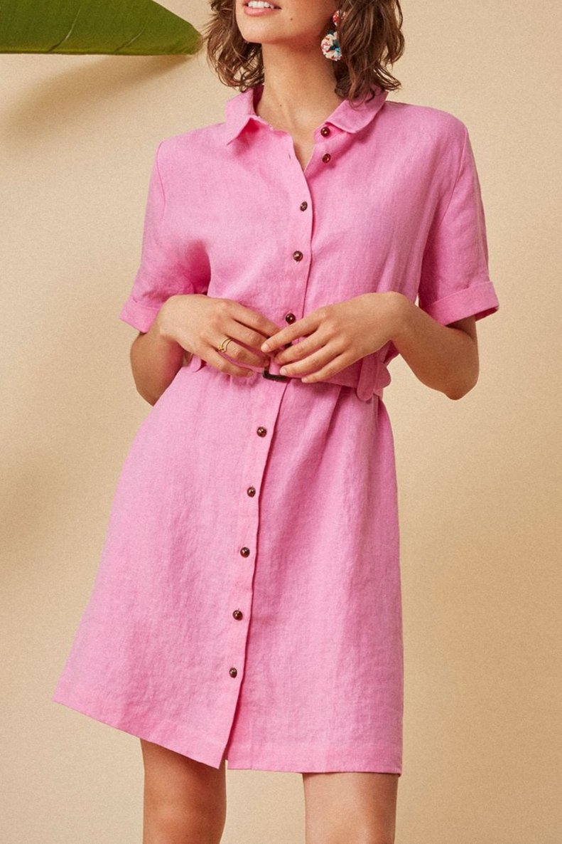 Vestido Tándem - Rosa Neón