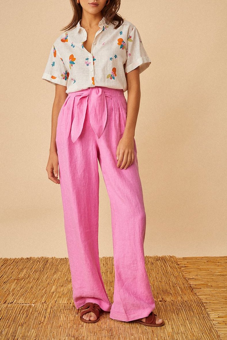 Pantalones Tangier - Rosa Neón